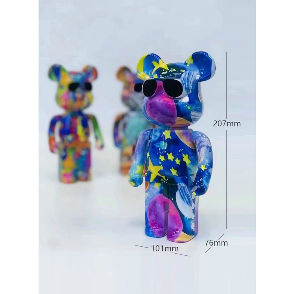 Loa Gấu Bluetooth Bearbrick B5+ Cầm Tay Nghe Nhạc Cực Hay
