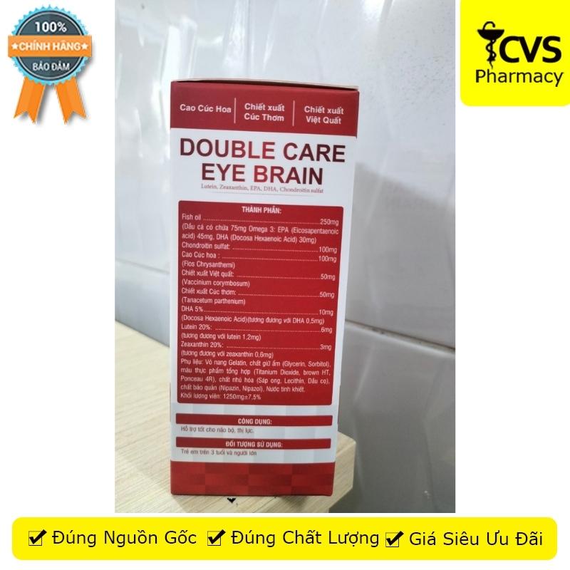 Viên Uống Double Care Eye Brain giúp tăng cường não bộ, bảo vệ mắt  - CVS Pharmacy