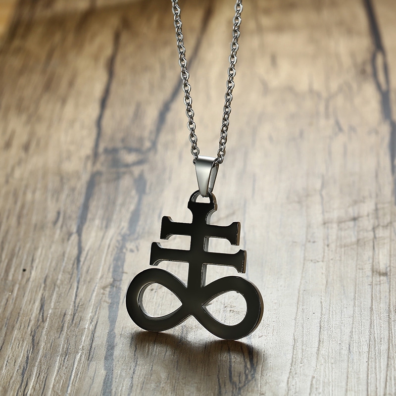 Vnox Dây Chuyền Mặt Thánh Giá Bằng Thép Không Gỉ Màu Đen / Vàng / Bạc