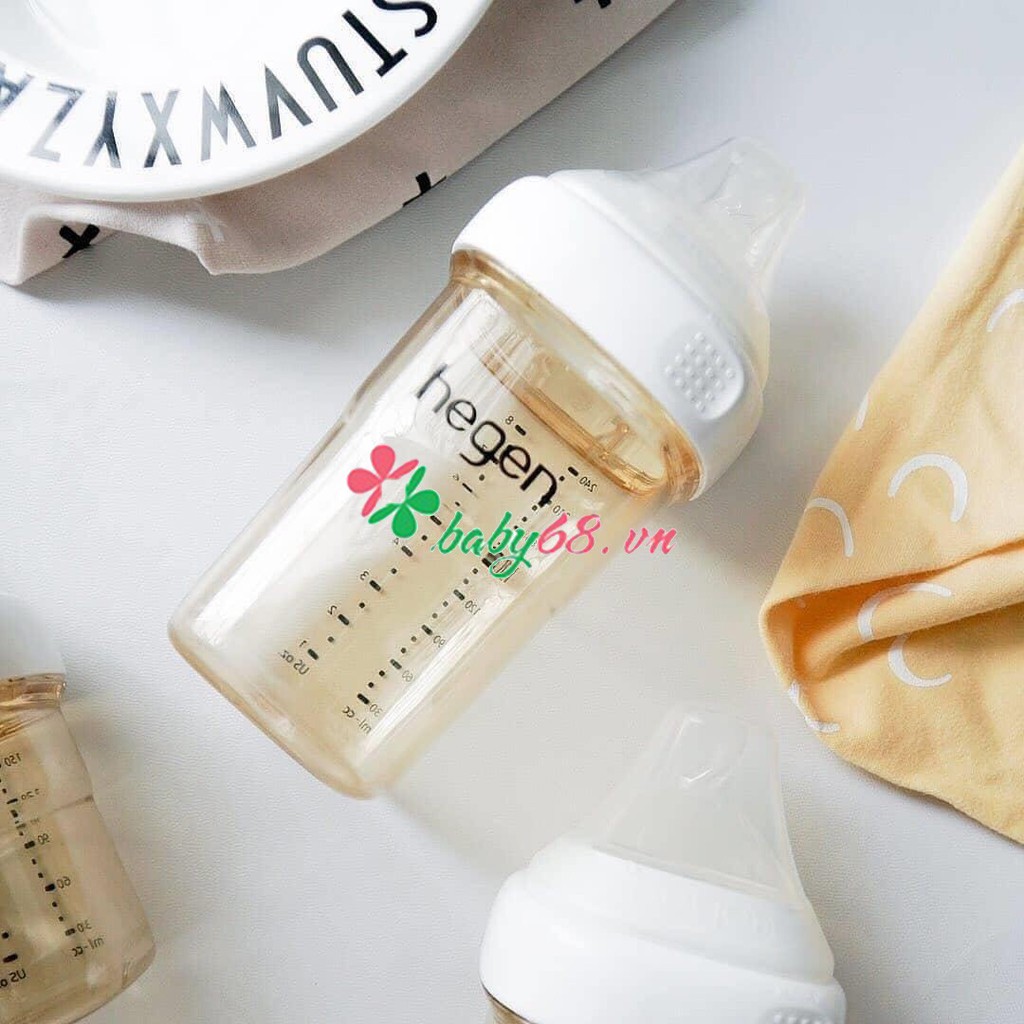 Bình sữa trẻ sơ sinh Hegen cao cấp Hàn Quốc 60ml / 150ml / 240ml / 330ml