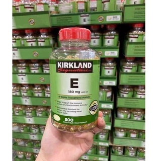 Viên Uống Vitamin E 400 IU 180MG Kirkland Signature 500 Viên - VITAMIN E MỸ  - enshopvn.com