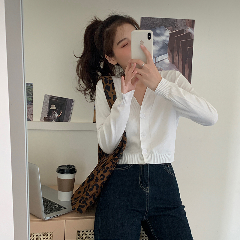 Áo Khoác Len Cổ Chữ V Phong Cách Hàn Quốc 3d | BigBuy360 - bigbuy360.vn