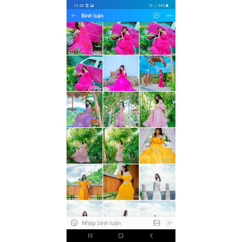 (ẢNH THẬT) 5 màu  Váy maxi voan tơ trễ vai công chúa  / VÁY voan nhiều tầng  TRỄ VAI | BigBuy360 - bigbuy360.vn