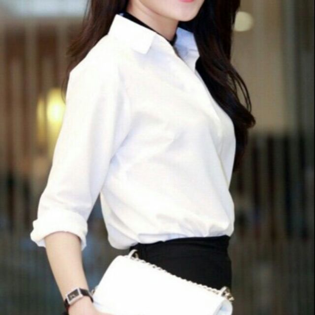 Áo sơ mi nữ Uni tay dài