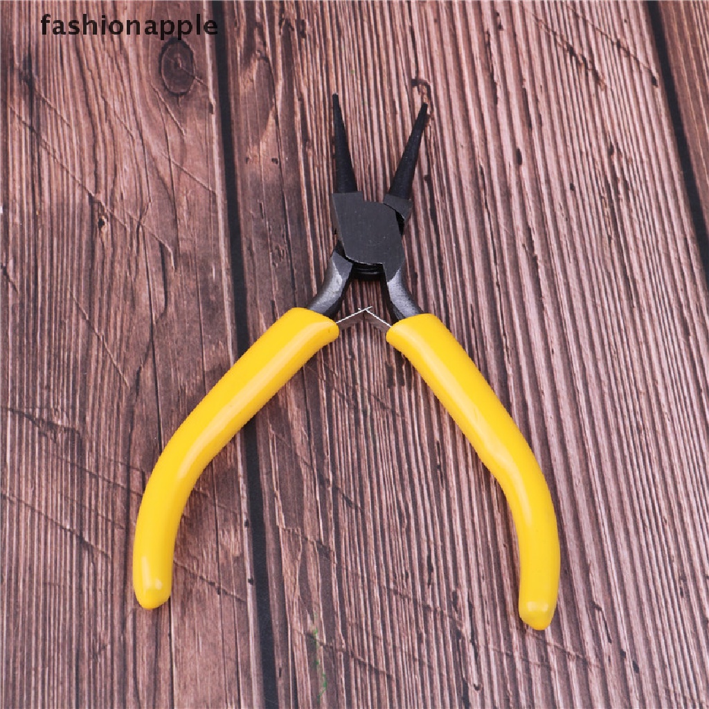 Kìm Mũi Tròn Mini Bằng Thép Carbon Làm Trang Sức Thủ Công