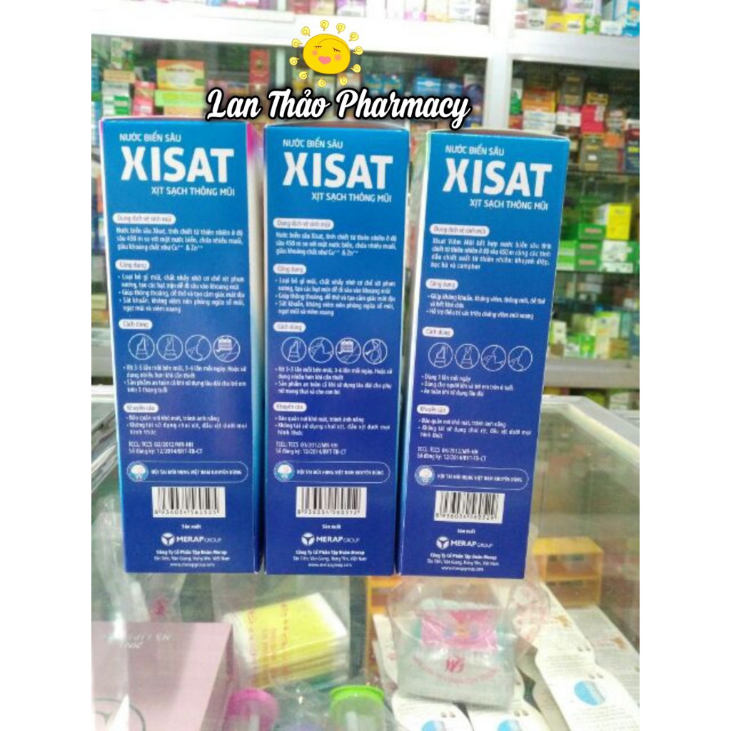 Xisat 75ml nước biển sâu giúp vệ sinh thông mũi cho bé chính hãng giá tốt