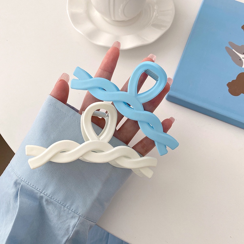 Kẹp Tóc Càng Cua Bằng Acrylic Nhiều Màu Sắc Thời Trang Mùa Hè