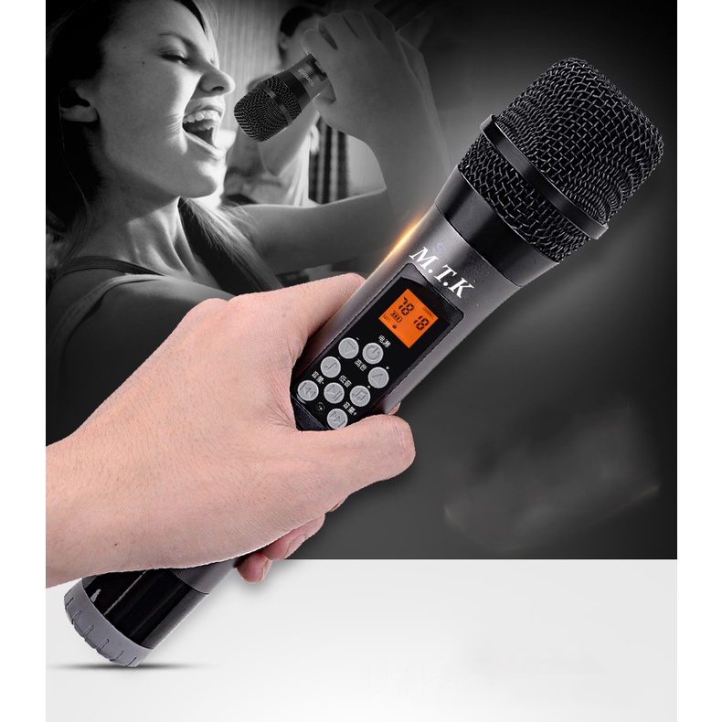 Micro Karaoke Cầm Tay Không Dây, Micro Bluetooth MTK 1A, Có Echo, Chống Hú cao cấp, BH 12 tháng