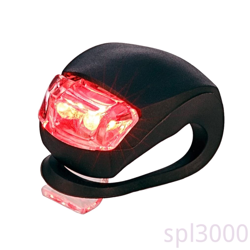 Bộ 2 đèn LED silicone chống thấm nước cho xe đạp