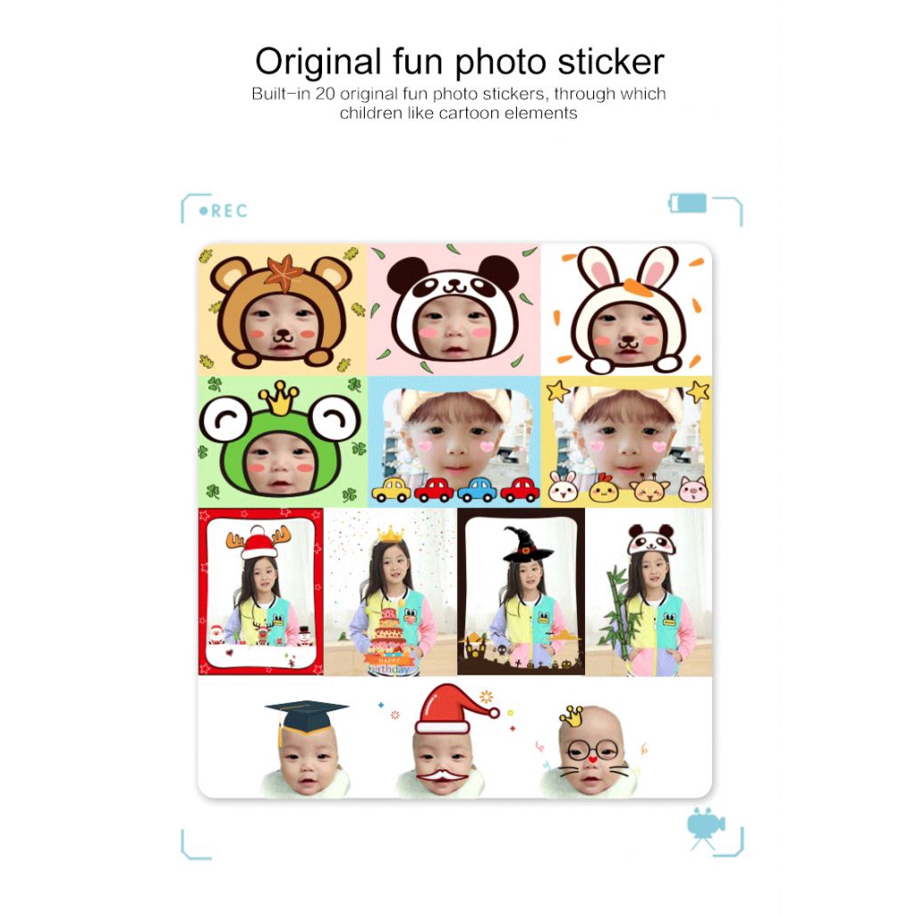 Máy quay phim kỹ thuật số hình động vật dễ thương cho bé | BigBuy360 - bigbuy360.vn