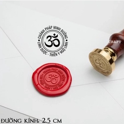 Làm thiết kế con dấu đóng sáp niêm phong theo yêu cầu