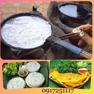 Khuôn đổ bánh xèo miền trung -15cm-17cm-20cm - bột bánh xèo quê