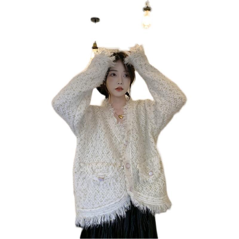 Bán Chạy!F &amp; X 2022 Áo Khoác Cardigan Dệt Kim Nhẹ Nhàng Thiết Kế Đường Phố Sang Trọng Phong Cách Mới Mùa Xuân Thu 2022