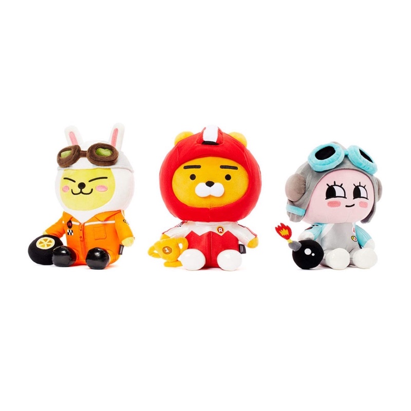 [Apeach Ryan Muzi Kakao friends Racing] gấu bông rian đào thỏ tay đua xe chiến thắng chính hãng