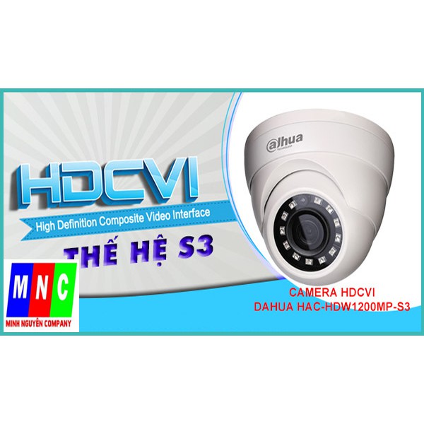 CAMERA DAHUA HDCVI HAC-HDW1200MP-S3 (2.0 MEGAPIXEL)