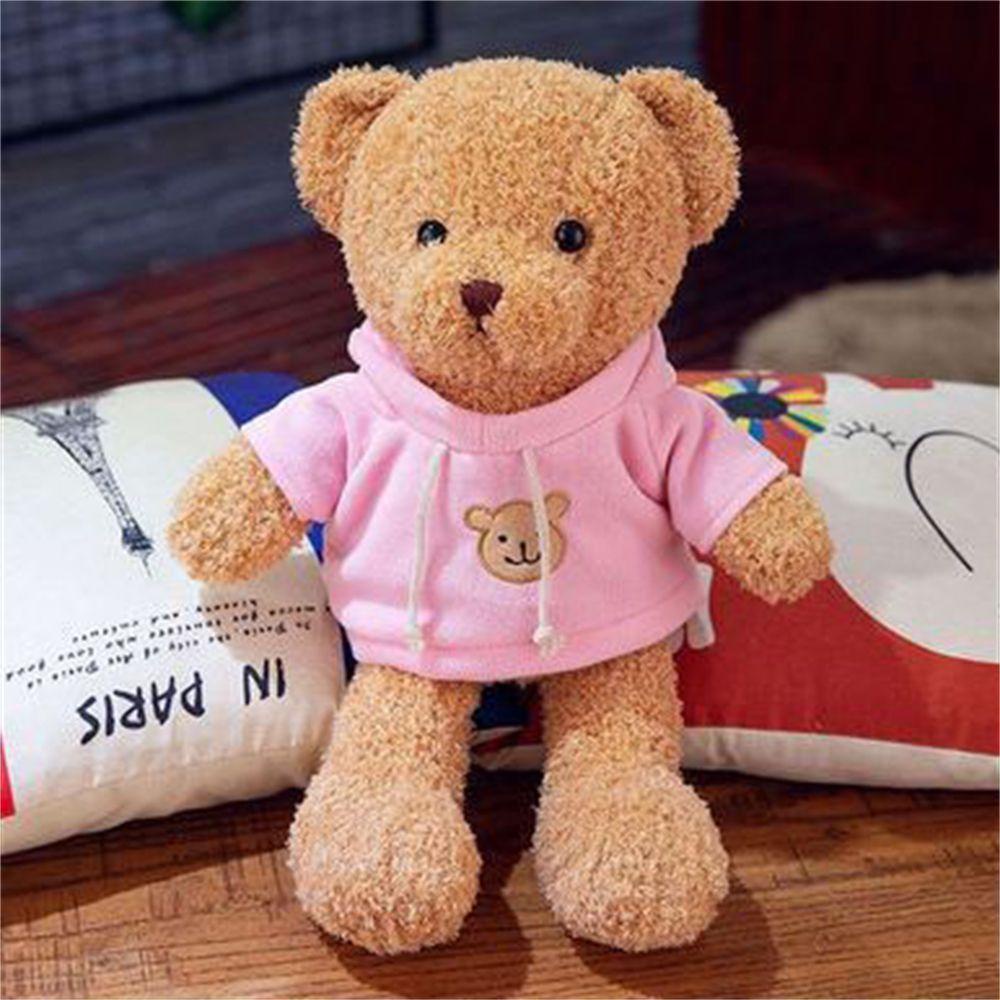 DARNELL Đồ chơi nhồi bông Hình Gấu Mặc Áo Sweater Nhiều Màu Mềm Mại Dễ Thương