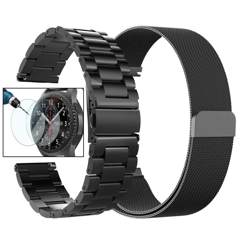 Dây Đồng Hồ Bằng Kim Loại 22mm Cho Samsung Gear S3 Frontier / Galaxy