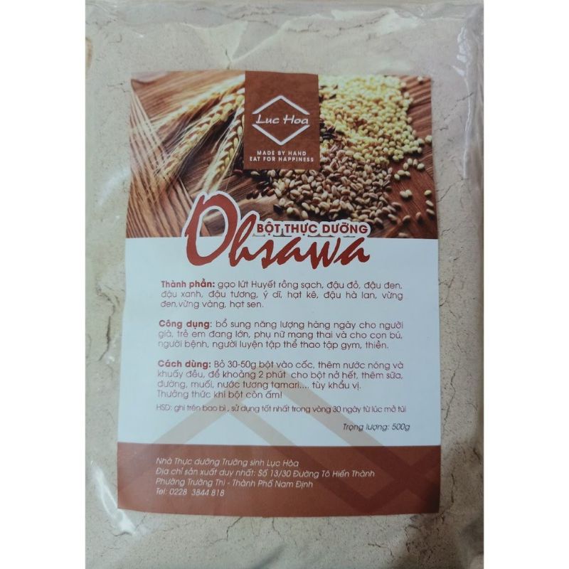 Bột thực dưỡng Ohsawa 500g ( Dưỡng sinh Lục Hòa)