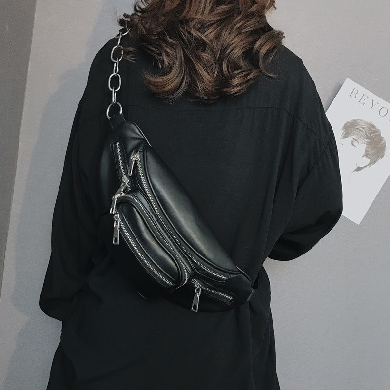 [SIÊU RẺ] Túi bao tử đeo chéo da nhiều màu Hot Trend | BigBuy360 - bigbuy360.vn