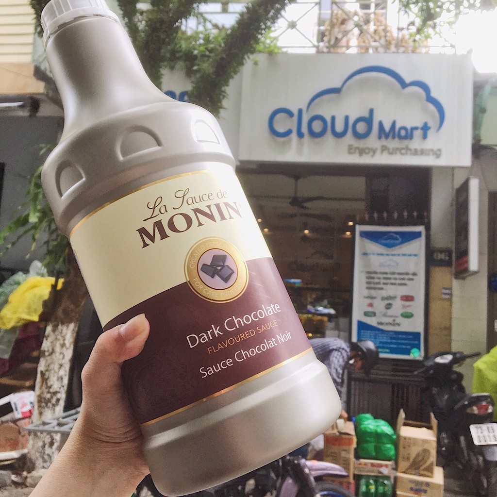 Sốt Socola Đen / Sauce Monin Dark Chocolate 1.89L - Nguyên liệu pha chế CLOUD MART