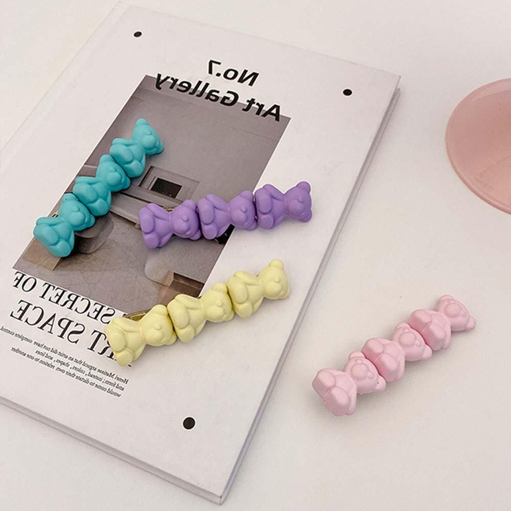 Kẹp Tóc Mỏ Vịt Họa Tiết Hoạt Hình Lấp Lánh Cho Nữ