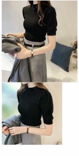 Áo len cộc tay nữ