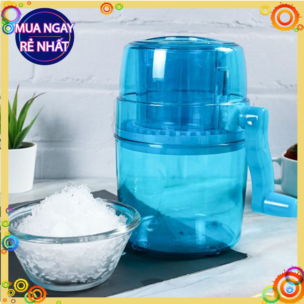 Máy làm đá bào mùa hè nhỏ gọn -Máy xay đá bào mini chỉ cần quay nhẹ là đá được xay nhuyễn⭐️Dụng cụ bào đá⭐️D-GD391