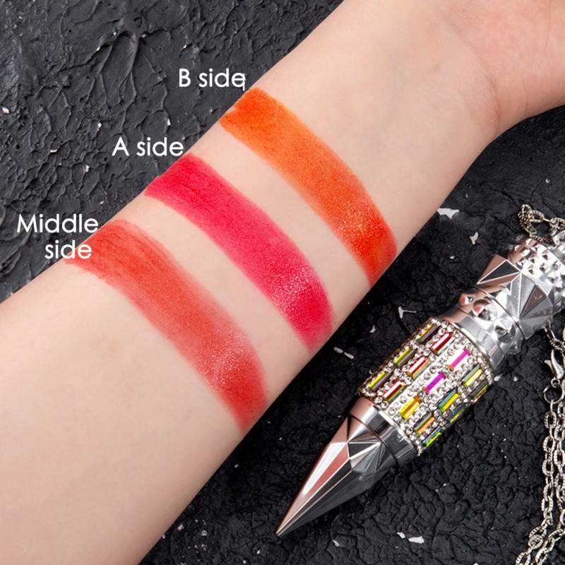 [Hàng mới về] Son môi lì kết cấu mịn màng như nhung không dễ phai chống dính cốc hiệu ứng 3 màu