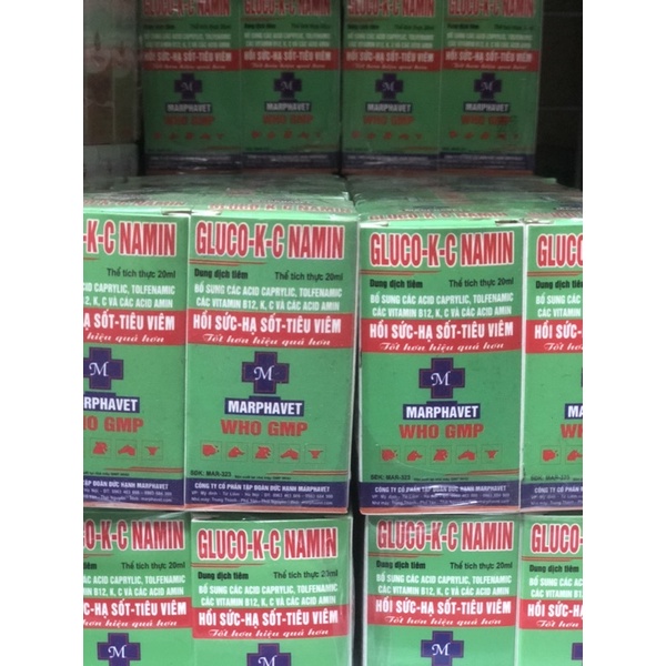 Gluco KC- Namin  100ml hồi sức cho gia súc gia cầm