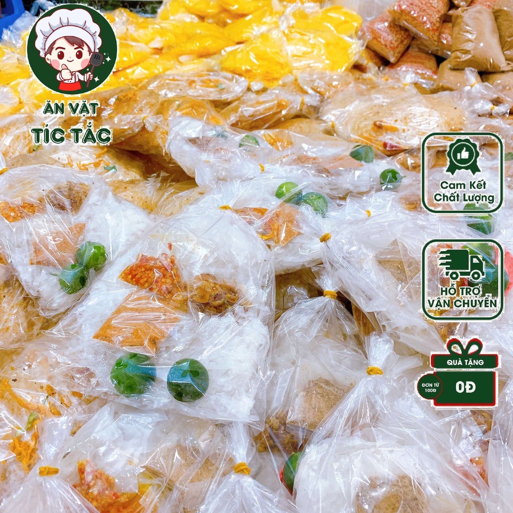 Bánh Tráng Phơi Sương Trộn Muối Tép Nhuyễn Sa Tế Tắc Hành Phi Thơm Ngon Đặc Biệt