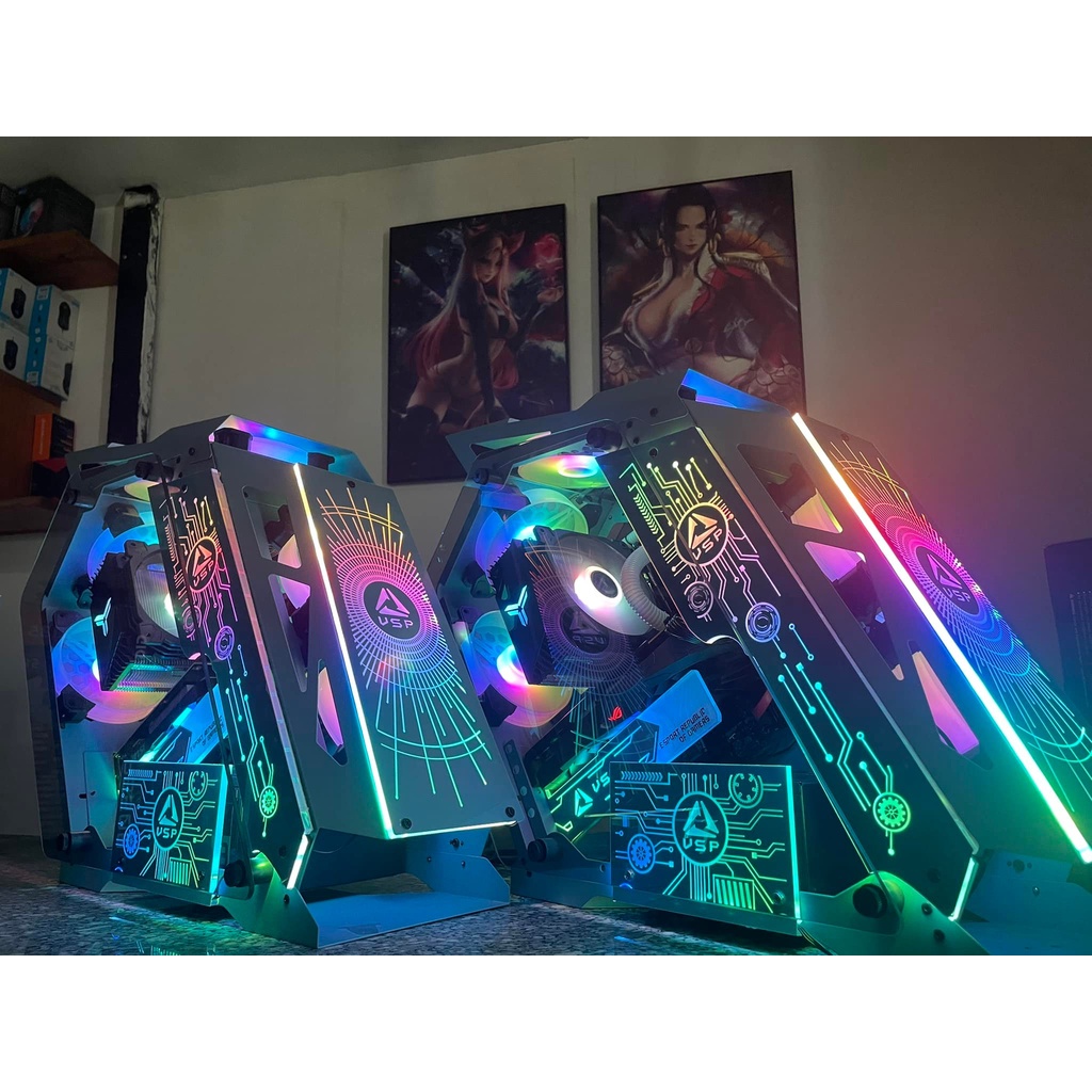 Bộ PC bạch chiến mã tuyệt đẹp để chiến game