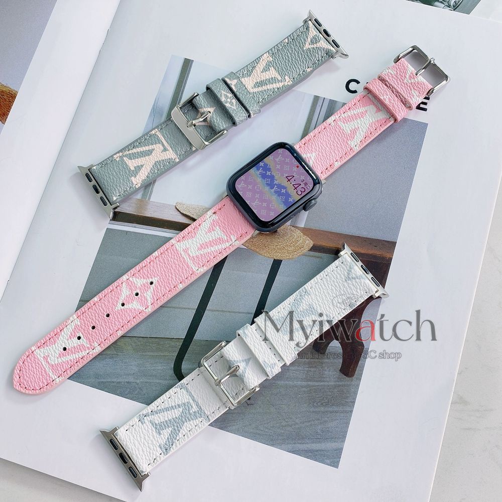 Dây Đeo Bằng Da Thay Thế Dành Cho iwatch series 7 6 5 SE 4 3 2 40mm 44mm 38mm 42mm 41mm 45mm