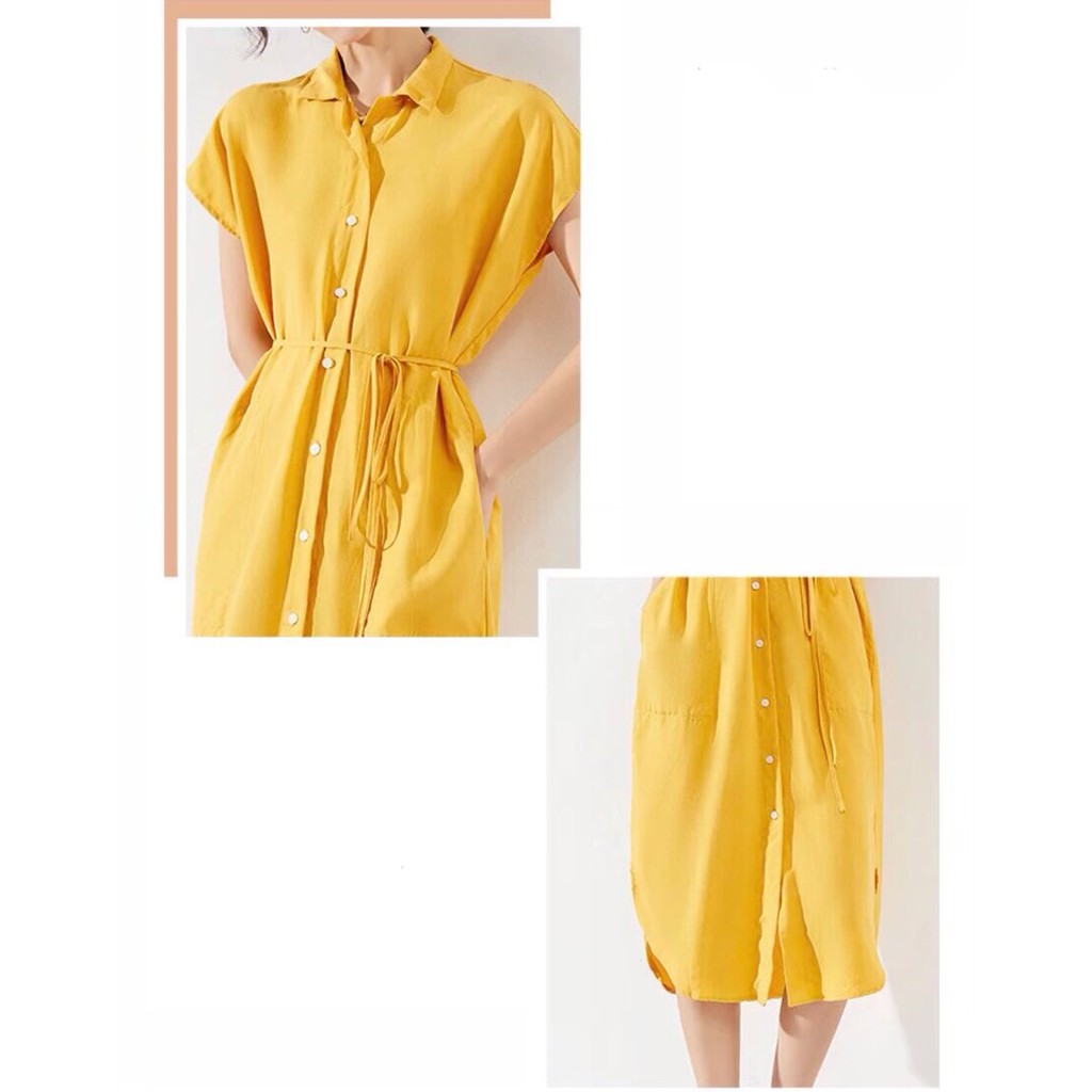 Đầm midi Cati shirt dress