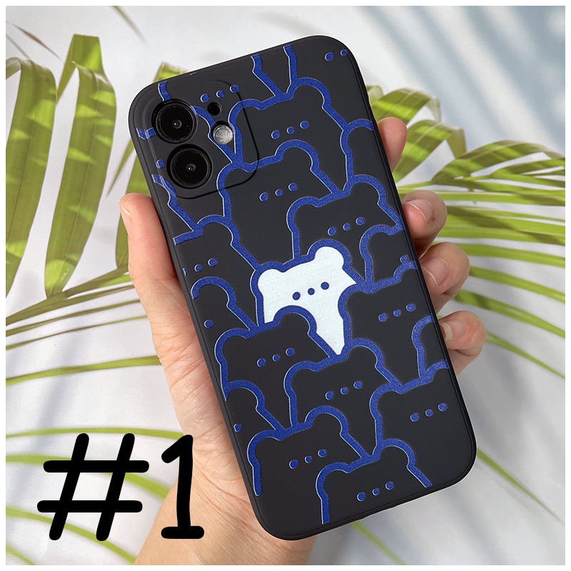 For XIAOMI 11 LITE 12LITE Redmi 10C 10 9A 10A 9C 9T 7 8 9 NOTE6 NOTE7 NOTE8 NOTE9 9S NOTE10 NOTE11 NOTE12 S 4G 5G POCO X5 M5 M5S X3 M3 M4 PRO   Cute line bear TPU soft case
