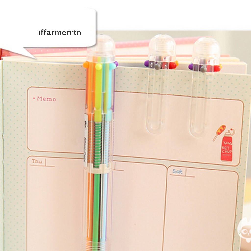 Bút Bi Sáu Màu Sắc Sáng Tạo Đa Ứng Dụng