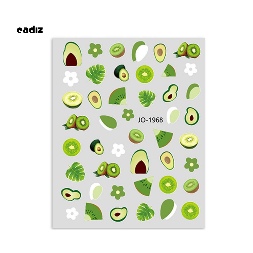 Miếng Dán Trang Trí Móng Tay Hình Trái Cây Xinh Xắn