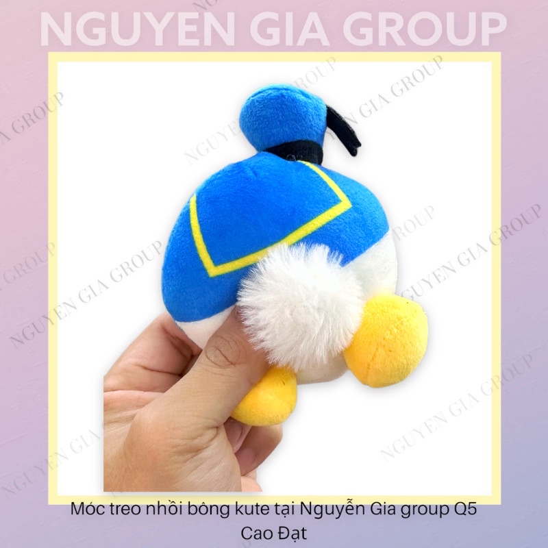 Móc khoá treo nhồi bông vịt Donal cưng xĩu tại Nguyễn gia group Cao Đạt quận 5