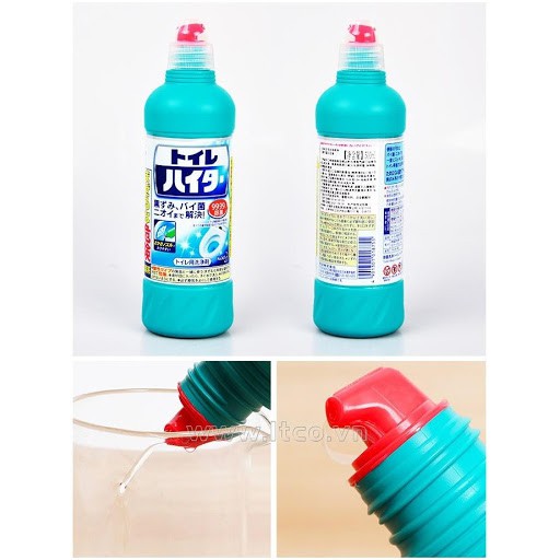 [Hỏa Tốc HN] Chai tẩy rửa bồn cầu Toilet Haiter KAO 500ml Nội địa Nhật Bản