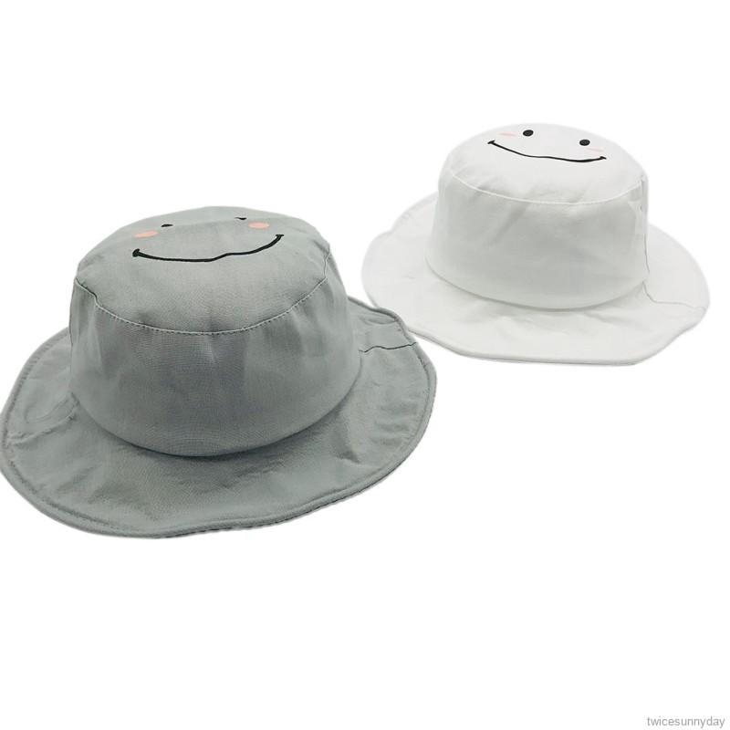 Nón Tai Bèo Họa Tiết Mặt Cười Dễ Thương Cho Bé