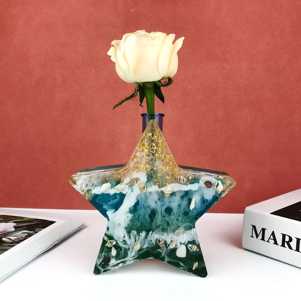 KRNY Ống Nghiệm Trồng Cây Thủy Canh Chuyên Dụng|Khuôn Đúc Chậu Hoa Bằng Epoxy Độc Đáo Tiện Dụng