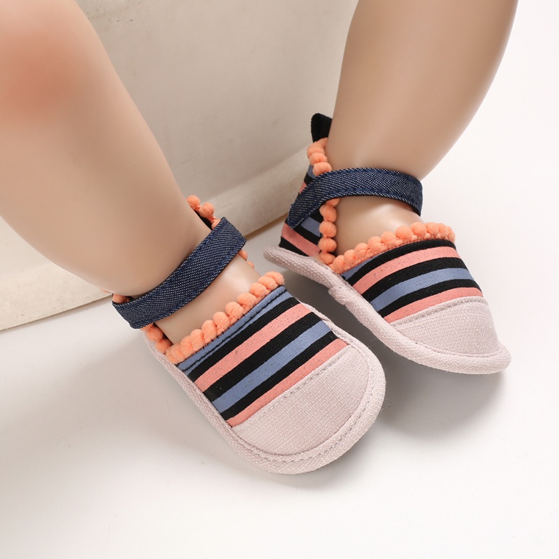 Giày Công Chúa Đế Mềm Xinh Xắn Cho Bé Gái 0-1 Tuổi