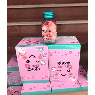 6 hũ kẹo play more thái lan the mát vị đào hũ 22g