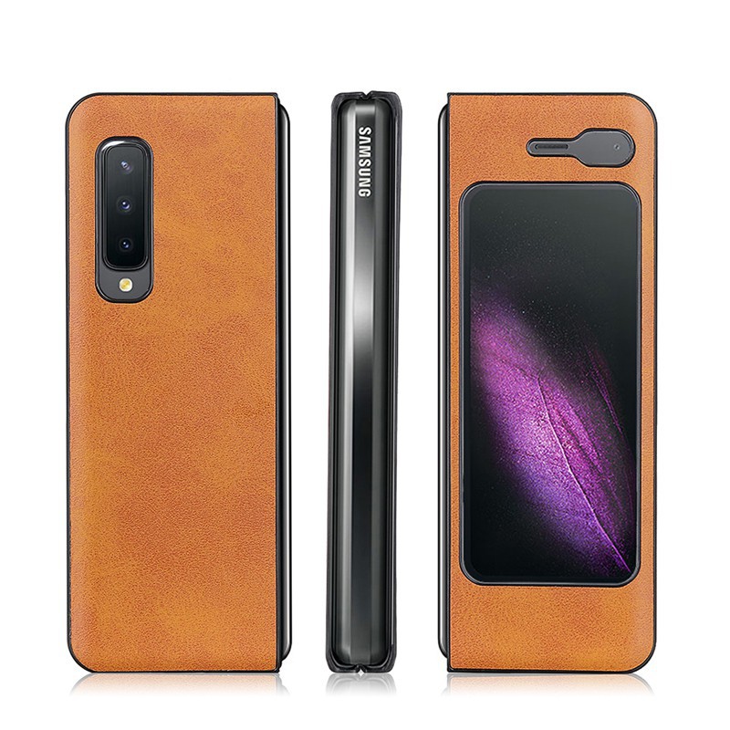 Ốp điện thoại nhựa cứng PC phủ da lộn cho Samsung Galaxy Z Fold 2 5G | BigBuy360 - bigbuy360.vn
