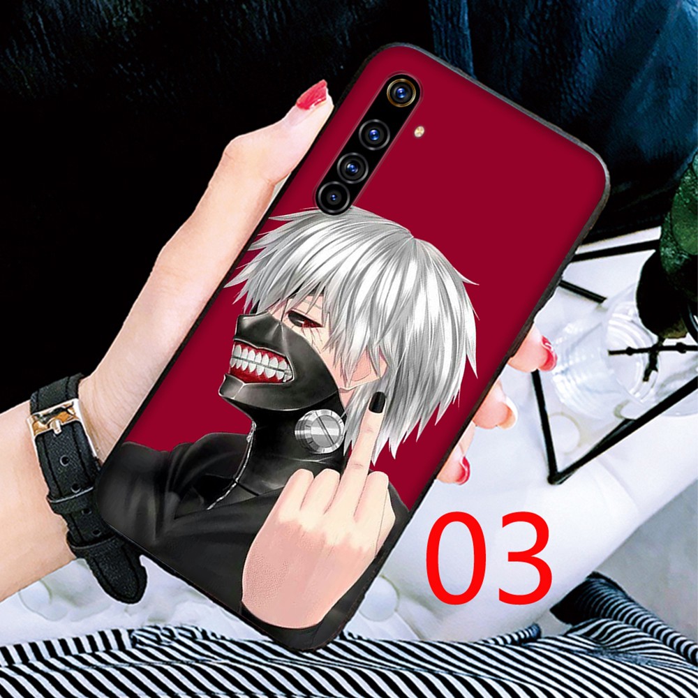 Ốp Lưng Silicone In Hình Tokyo Ghoul Cho Realme X2 Xt X7 7i 8 Gt Neo C20 C21 Pro