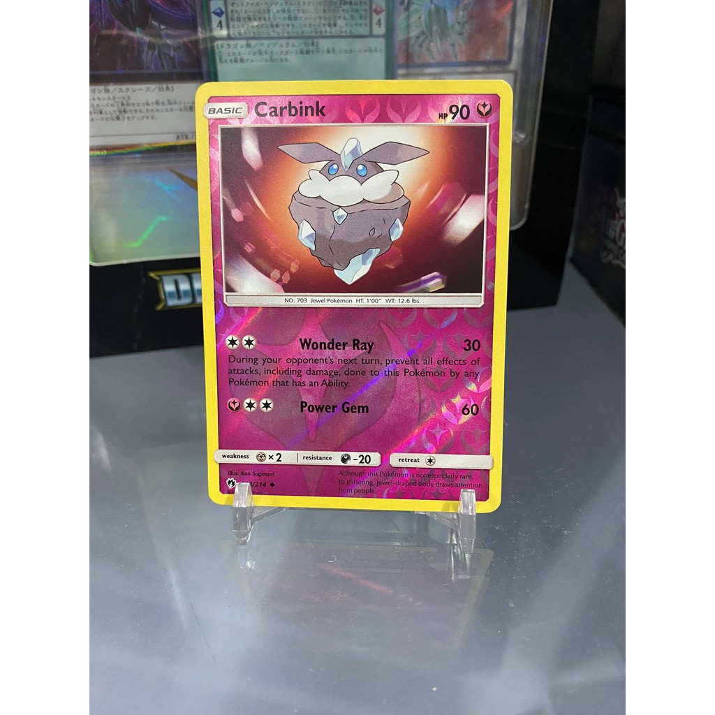 [ Dưa Hấu Yugioh ] Lá bài thẻ bài Pokemon Carbink