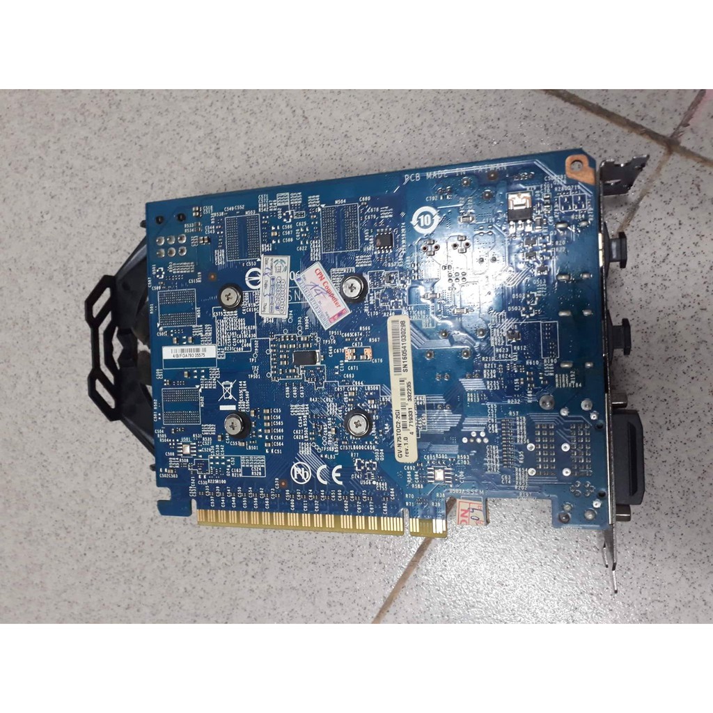 Card VGA đồ họa gtx750ti 1GD5 và 2GD5