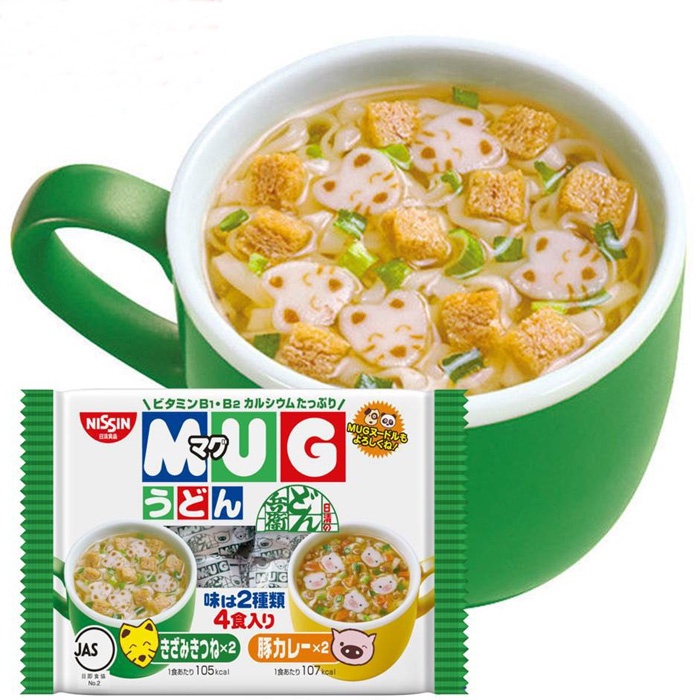 Mì Mug Nhật ăn liền cho bé Nissin date 2022, mỳ Mug Nhật bản ăn dặm cho bé 1 tuổi 49021