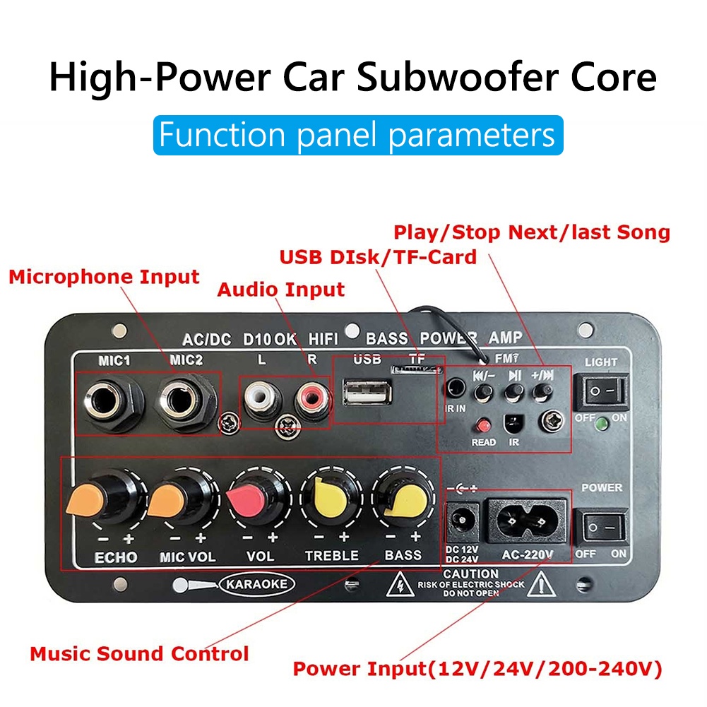 [hcm] Mô Đun Khuếch Đại Âm Thanh Mono AMP Bluetooth 4.2 30-120W DIY