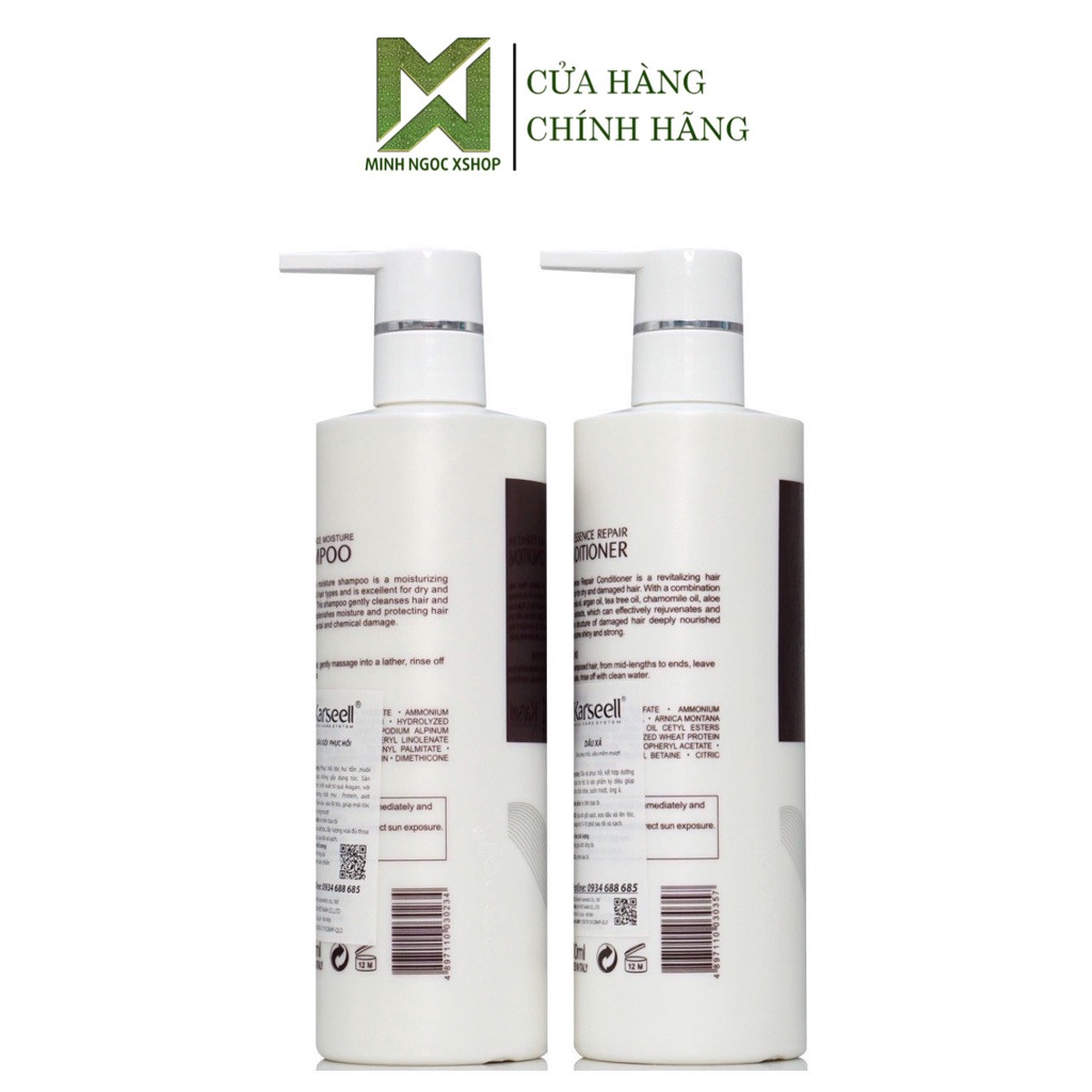 Dầu gội xả phục hồi siêu mượt Karseell Maca Care System 500ml