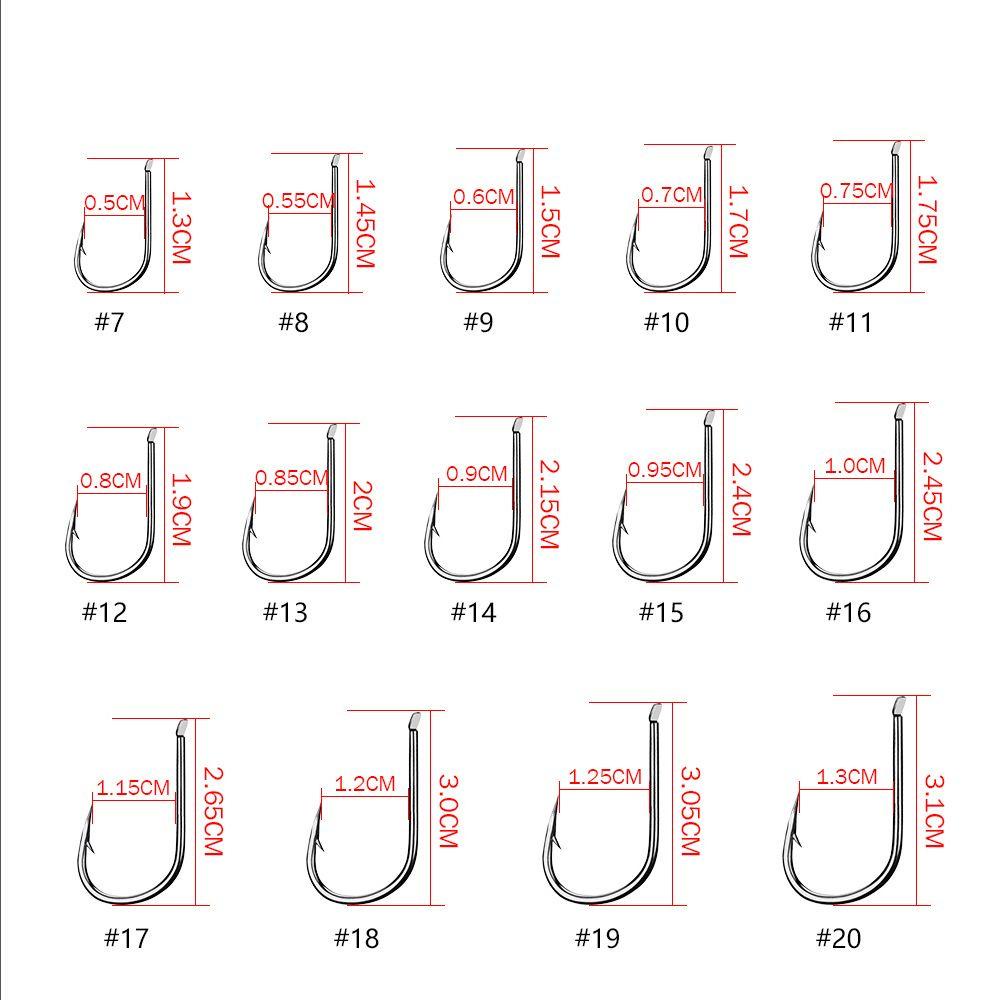 Set 20 / 28 Lưỡi Câu Cá Sắc Bén Chất Lượng Cao